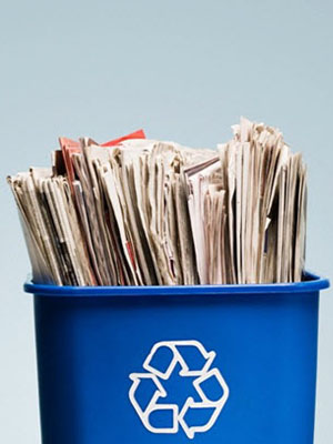 طرز بازیافت کاغذ زباله